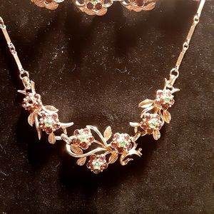 Coro vintage amethyst and uranium Stone